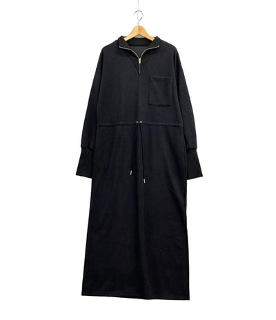 アメリ 長袖ワンピース ニットワンピース ハーフジップ レディース SIZE M (M) AMERI