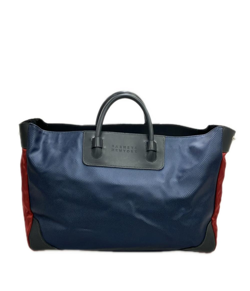 BARNEYS NEWYORK ボストンバッグ トートバッグ ナイロン レザー ユニセックス バーニーズニューヨーク