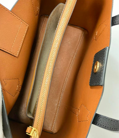 美品 トリーバーチ 2way レザーハンドバッグ ショルダーバッグ 斜め掛け レディース Tory Burch