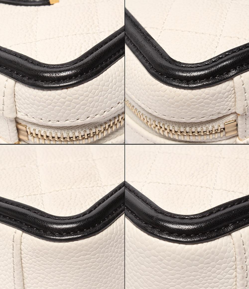 シャネル チェーンショルダーバッグ バニティバッグ  斜め掛け ゴールド金具 CCフィリグリー A93342 レディース CHANEL