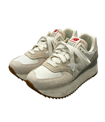 NEW BALANCE ローカットスニーカー 厚底 WL574ZQD レディース SIZE 23.5 ニューバランス