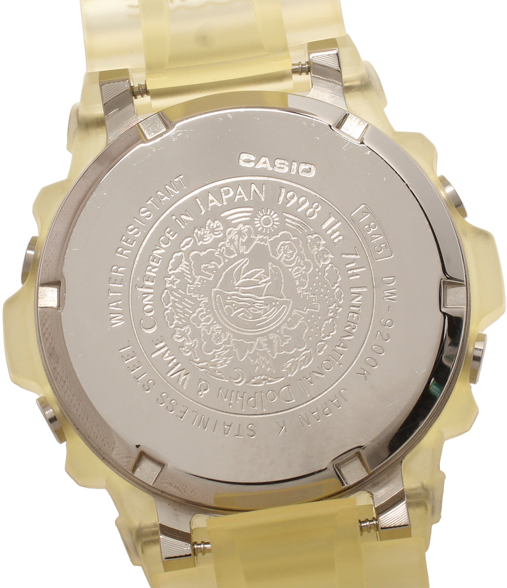 美品 CASIO 腕時計 第7回国際イルカ・クジラ会議（イルクジ）記念モデル G-SHOCK クオーツ DW-9200K-7T レディース メンズ カシオ