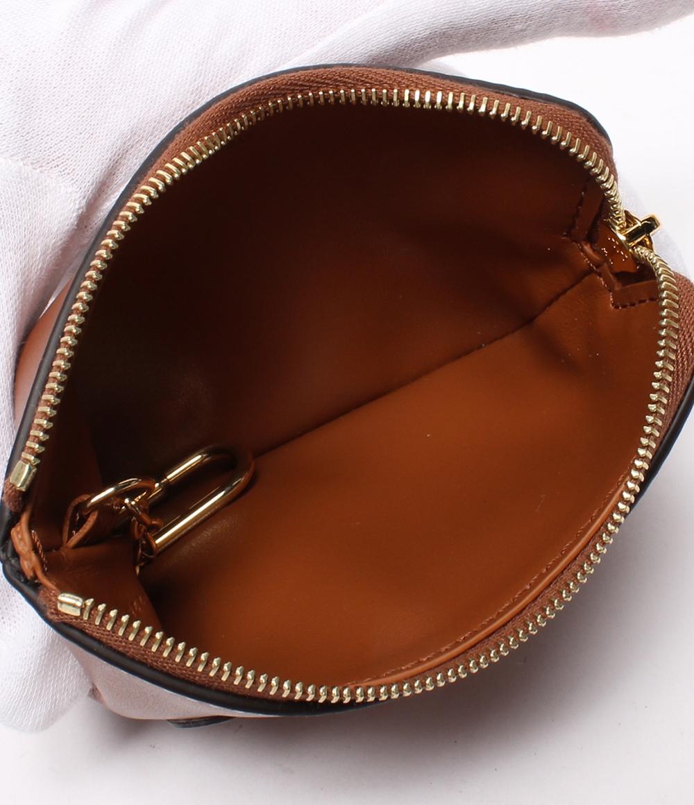 美品 CELINE コインケース カードポーチ チェーンフック付き キュイル トリオンフ 10C663DR8.04LU レディース メンズ セリーヌ