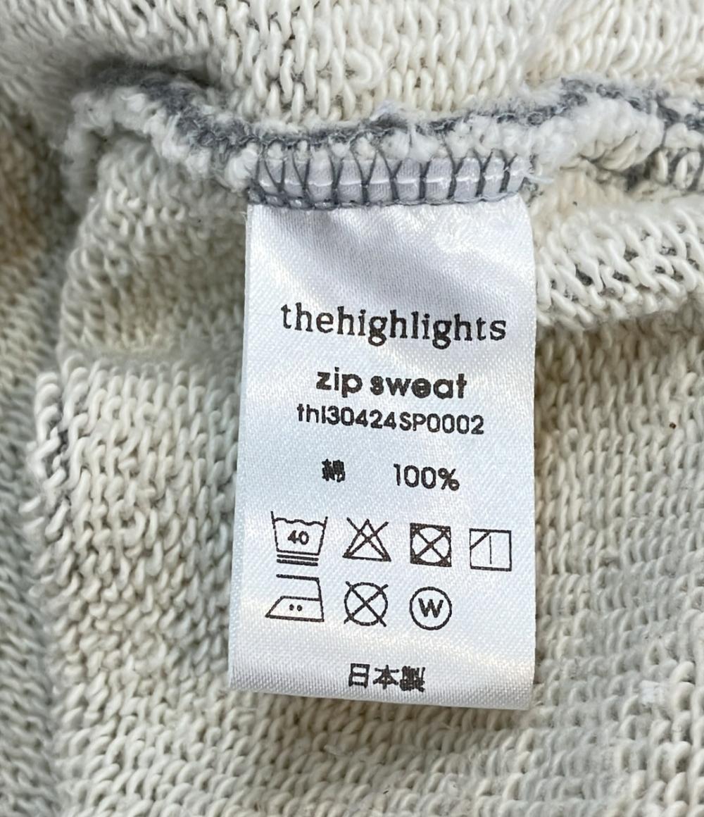 美品 thehighlights スウェットセットアップ 長袖セットアップ レディース ザハイライツ