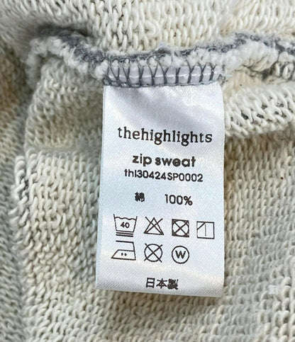 美品 thehighlights スウェットセットアップ 長袖セットアップ レディース ザハイライツ