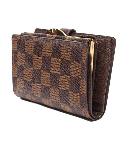 LOUIS VUITTON 二つ折り財布 がま口 ポルトフォイユ ヴィエノワ ダミエ N61674 レディース ルイ・ヴィトン