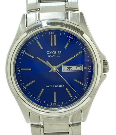 カシオ 腕時計 スタンダード クオーツ ブルー MTP-1239DJ メンズ CASIO