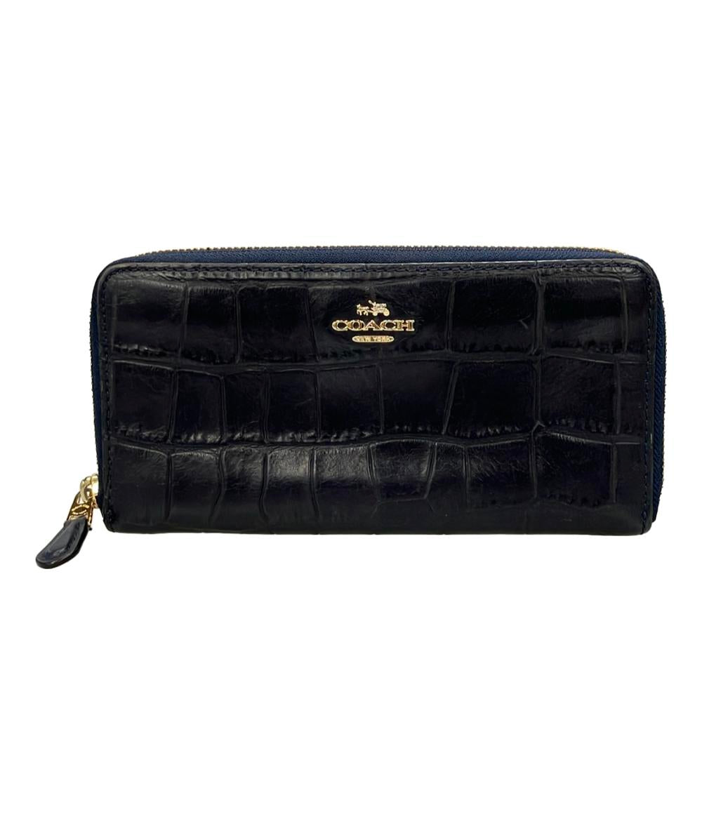 訳あり コーチ ラウンドファスナー長財布 レディース COACH