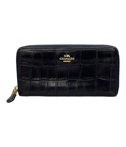 訳あり コーチ ラウンドファスナー長財布 レディース COACH