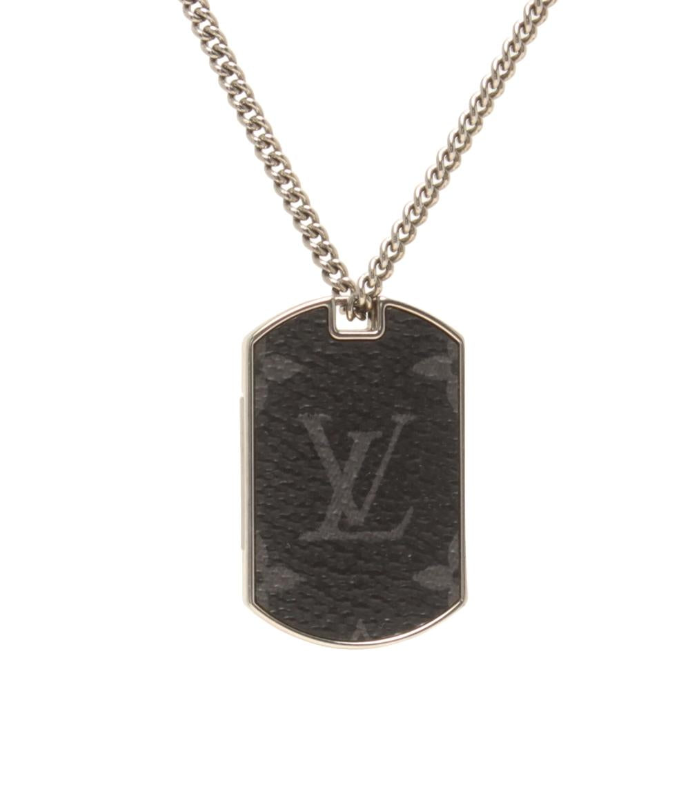 LOUIS VUITTON ネックレス コリエ プラーク モノグラムエクリプス ロケット M63640 D10129 メンズ ルイ・ヴィトン