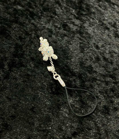 美品 スワロフスキー ストラップ ウサギモチーフ ラビットモチーフ 632750 レディース SWAROVSKI