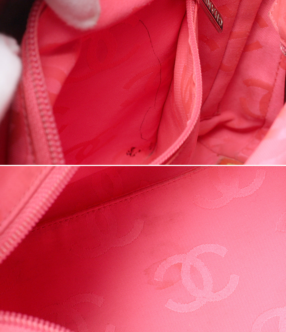 CHANEL トートバッグ シルバー金具 カンボンライン ラムスキン 10番台 レディース シャネル