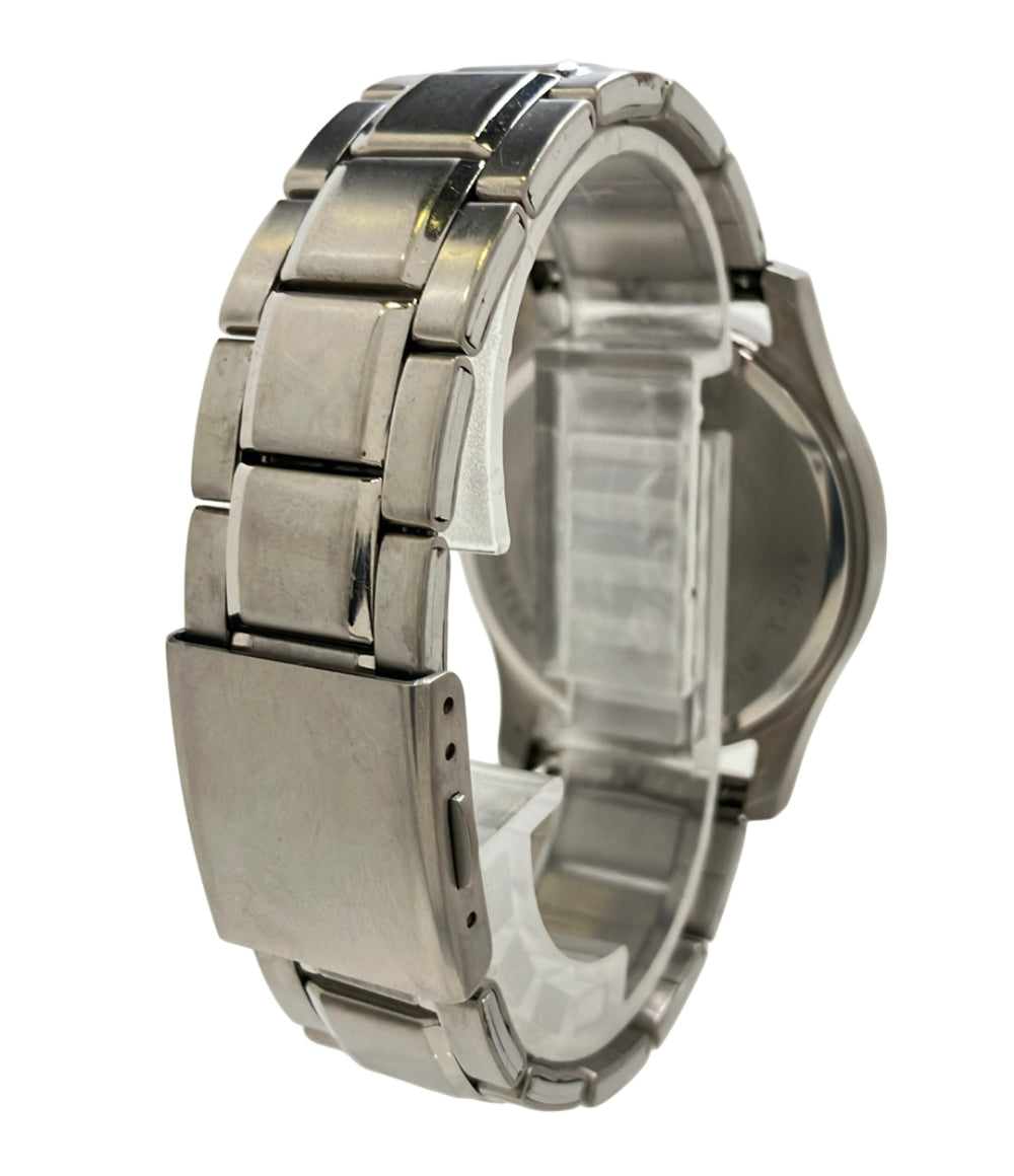 TECHNOS 腕時計 クオーツ ブラック T-1079 メンズ テクノス