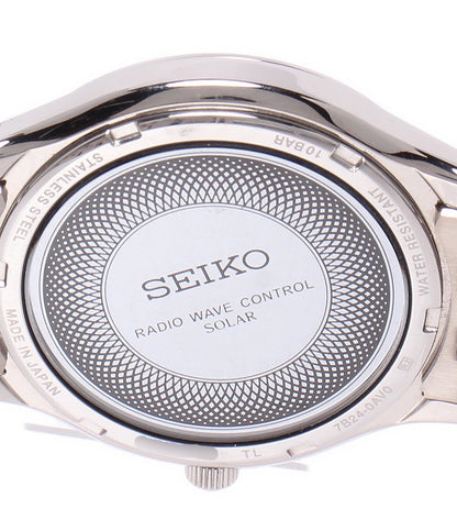 SEIKO 腕時計 ソーラー ブラック 7B24-0AV0 メンズ セイコー
