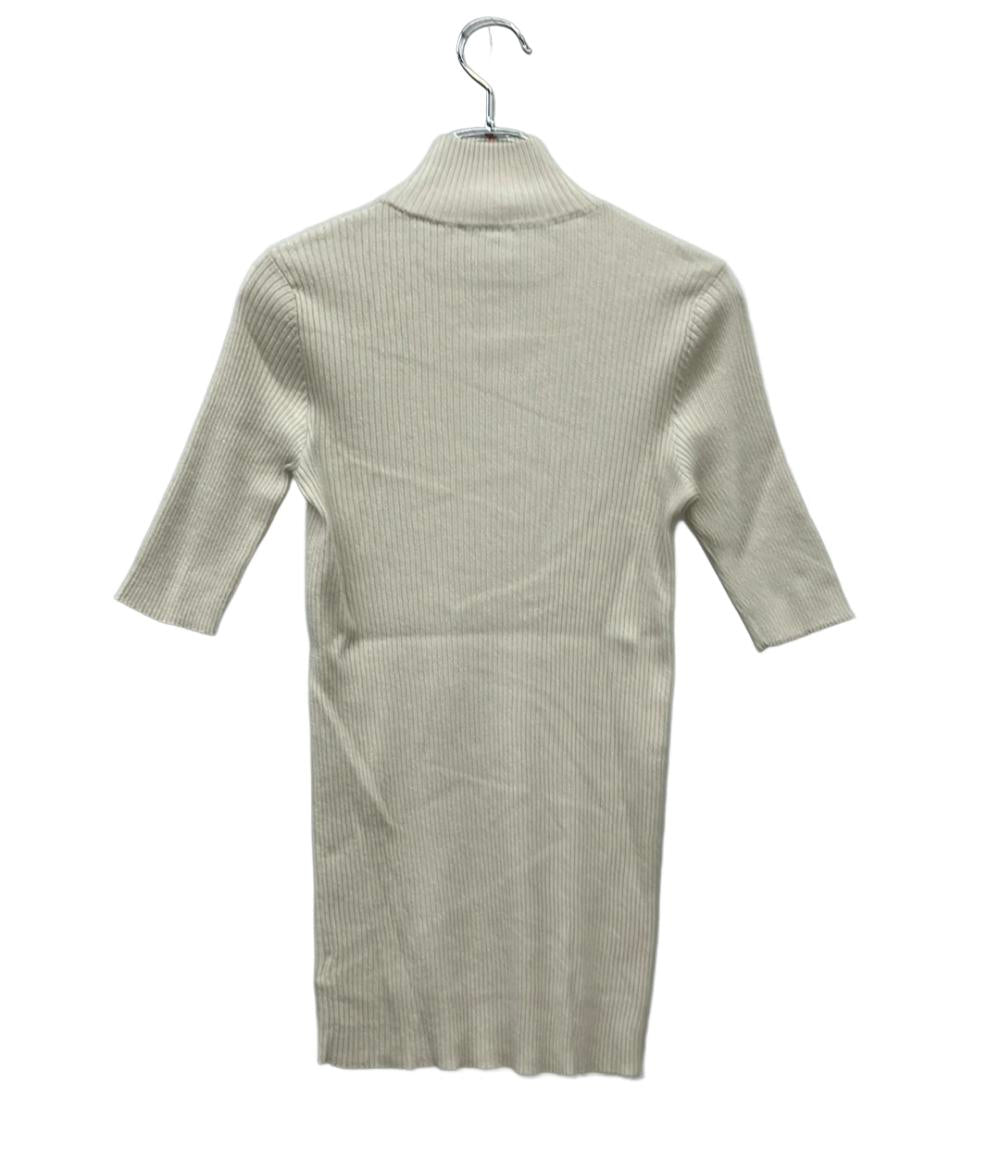 Brunello Cucinelli 半袖ニット ハイネック ラメ レディース SIZE M ブルネロクチネリ