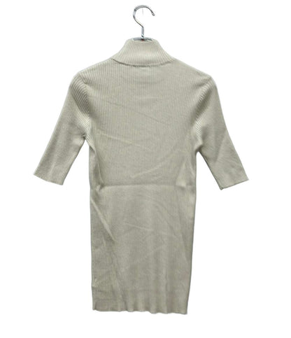 Brunello Cucinelli 半袖ニット ハイネック ラメ レディース SIZE M ブルネロクチネリ