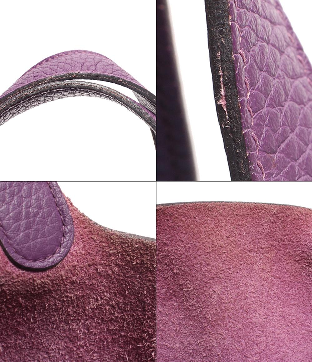 エルメス レザーハンドバッグ □P刻印 シルバー金具 ピコタンロックMM トリヨンクレマンス レディース HERMES