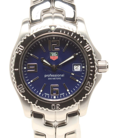 美品 TAG HEUER 腕時計 リンク クオーツ ブルー系 WT1213 レディース メンズ タグホイヤー