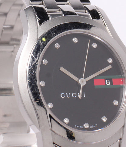 GUCCI 腕時計 クオーツ ブラック 5500XL メンズ グッチ