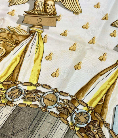 訳あり HERMES スカーフ シルク100 % カレ90 NAPOLEON レディース エルメス