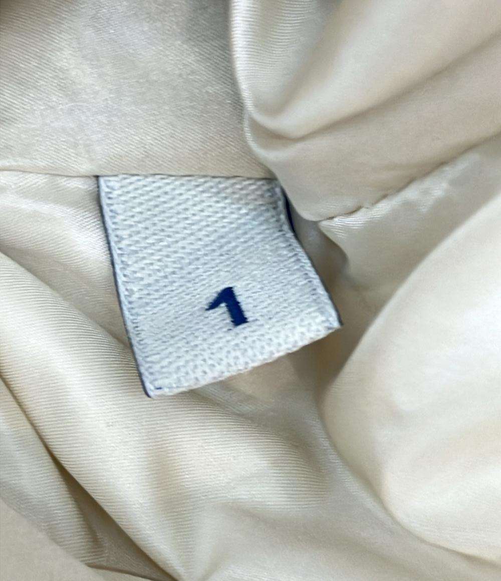 美品 MONCLER ダウンジャケット 24AW  ファー タグ付き インポート やぎ LAICHEFUR GIUBBOTTO J20931A00174  54AQE レディース SIZE 1 (S)