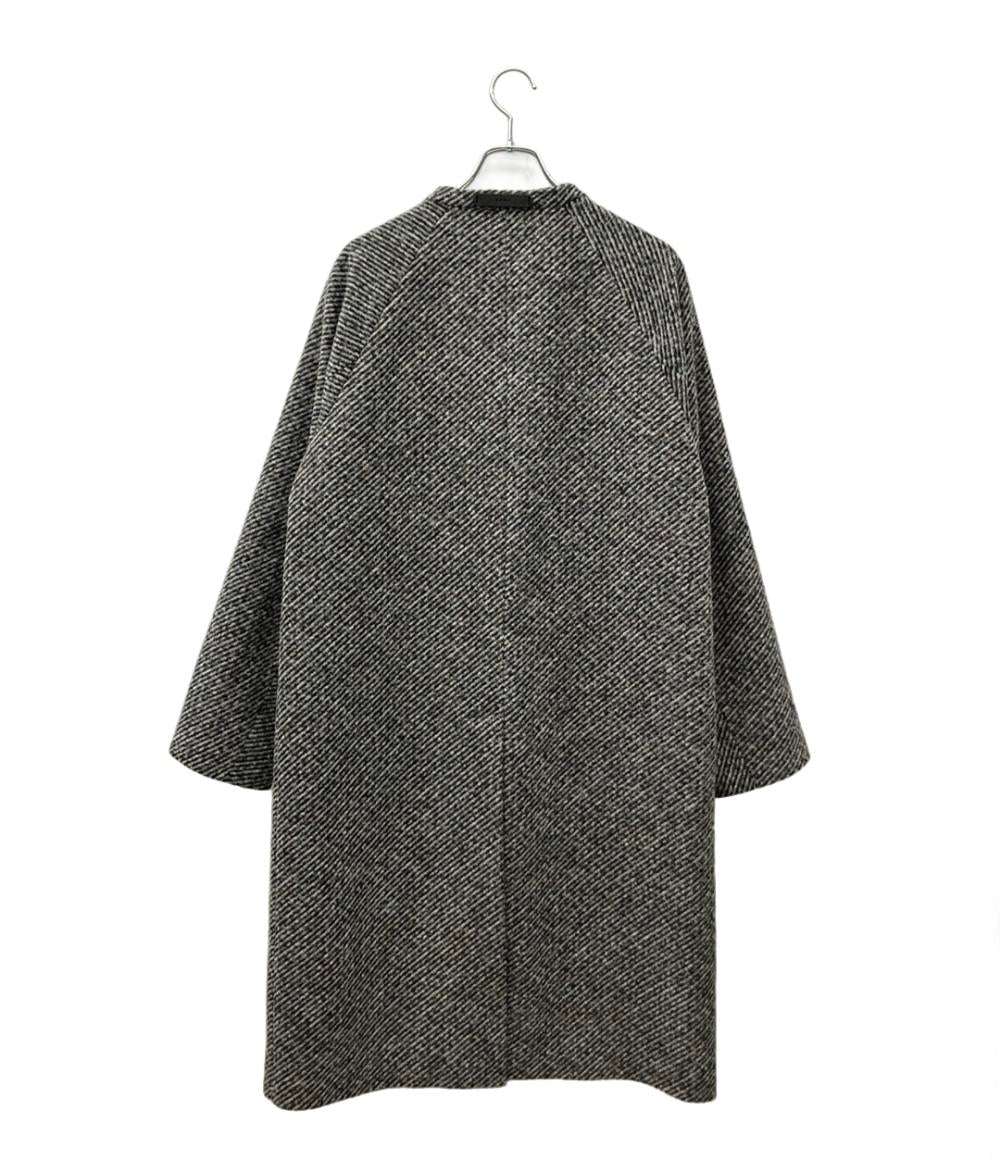 HEVO コート へリボーン LAMIA T Herringbone Collarless Coat 24020310000330 メンズ SIZE 46 (M) イーヴォ