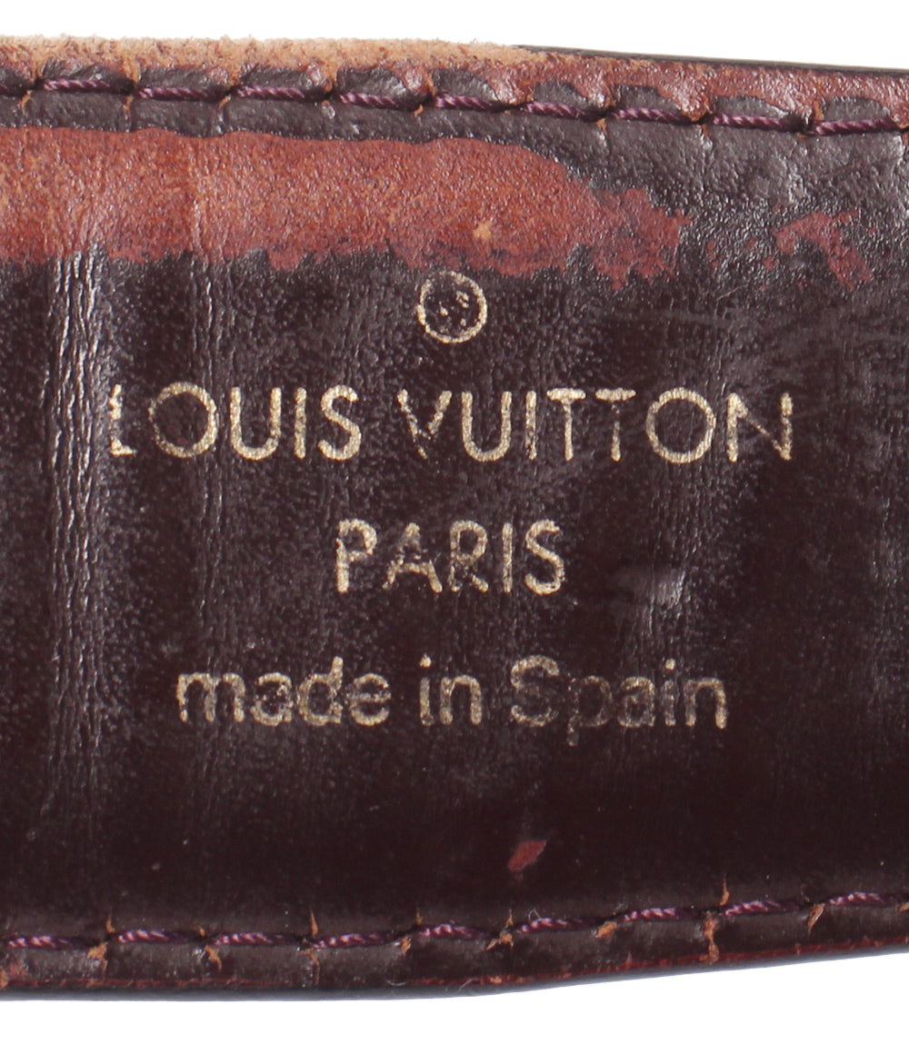 訳あり LOUIS VUITTON ベルト サンチュール クラシック タイガ M6841 メンズ ルイ・ヴィトン