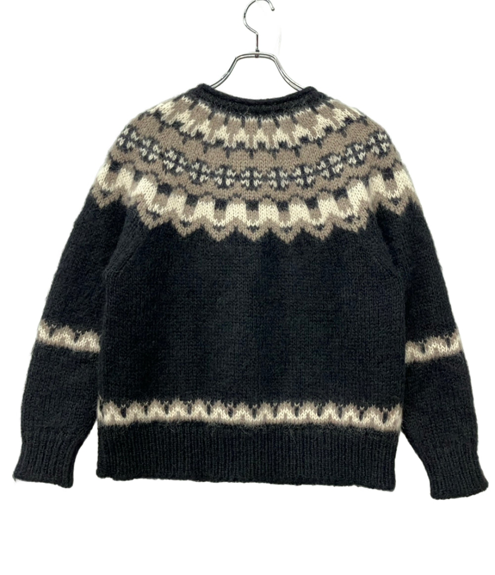 美品 BATONER カーディガン モヘヤ ニット BN-21FL-052 レディース SIZE 1 (S) バトナー