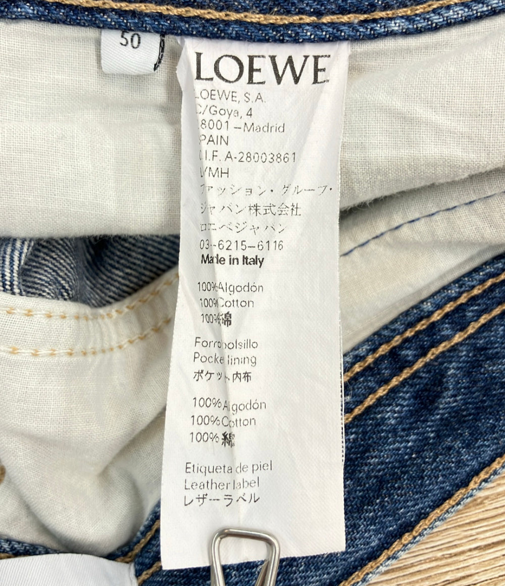 LOEWE バケロス ストーンウォッシュド デニムパンツ H2172181IB メンズ SIZE 50 ロエベ