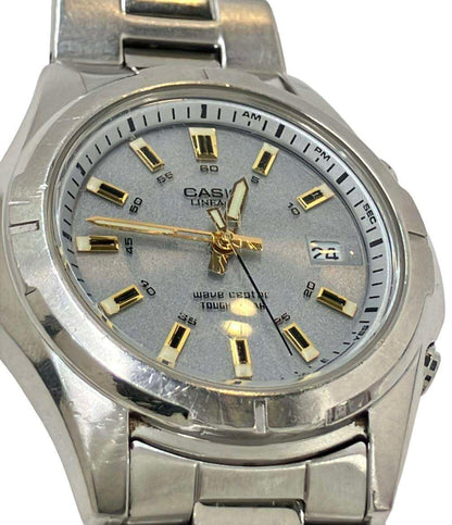 CASIO 腕時計 LINEAGE リニエージ ソーラー シルバー LIW-101 メンズ カシオ