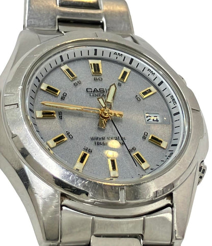 CASIO 腕時計 LINEAGE リニエージ ソーラー シルバー LIW-101 メンズ カシオ