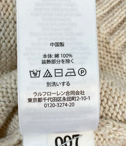 美品 POLO RALPH LAUREN 長袖ニット ポロベア クールネック レディース SIZE XXS ポロ・ラルフローレン