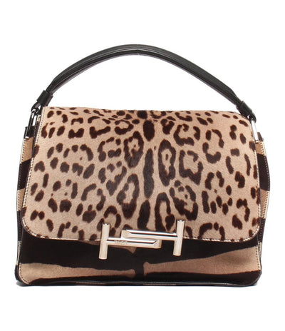 美品 TOD’S 2way ハンドバッグ ショルダーバッグ 肩掛け 斜め掛け ハラコ レディース トッズ