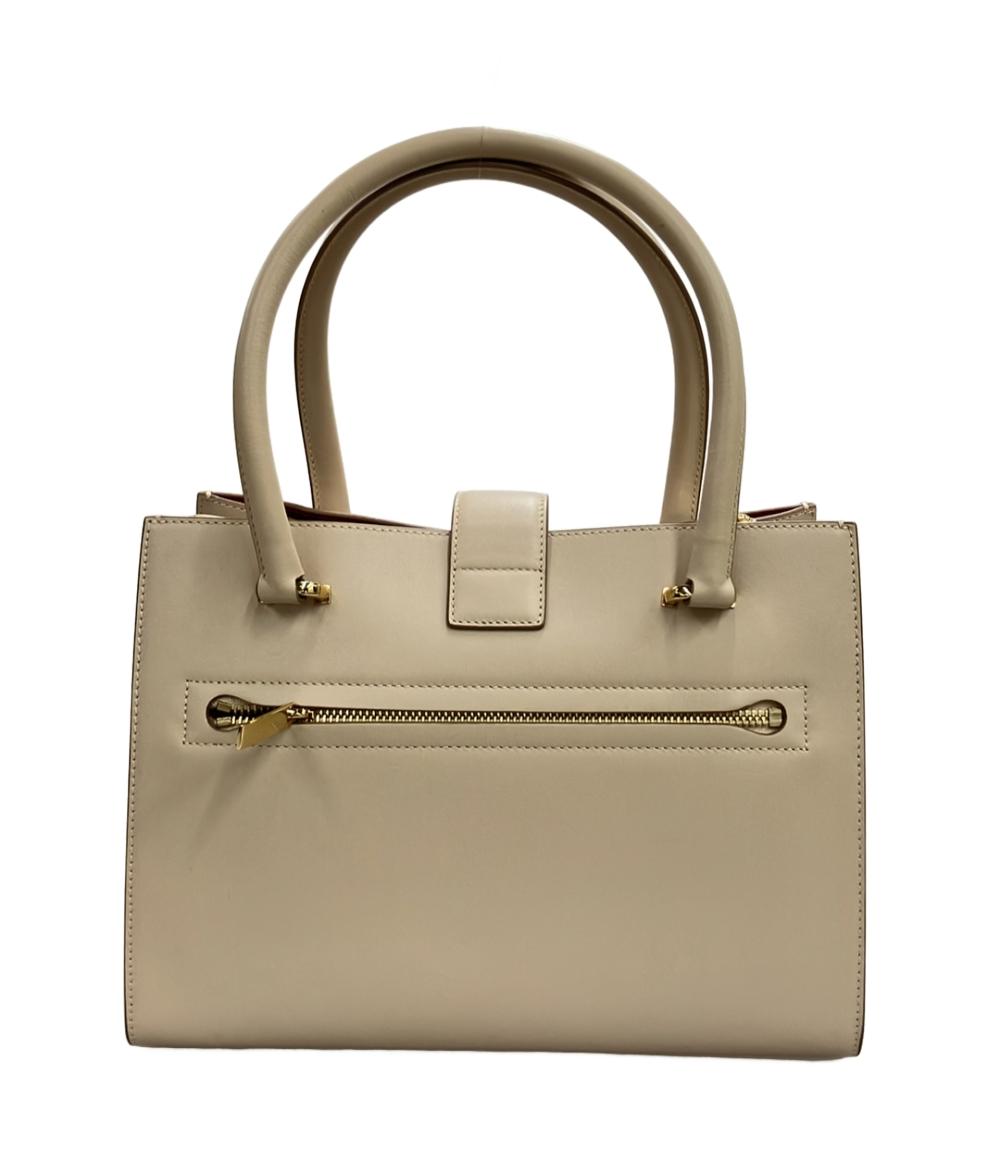 美品 Salvatore Ferragamo ハンドバッグ レザー ガンチーニ AU-21 D658