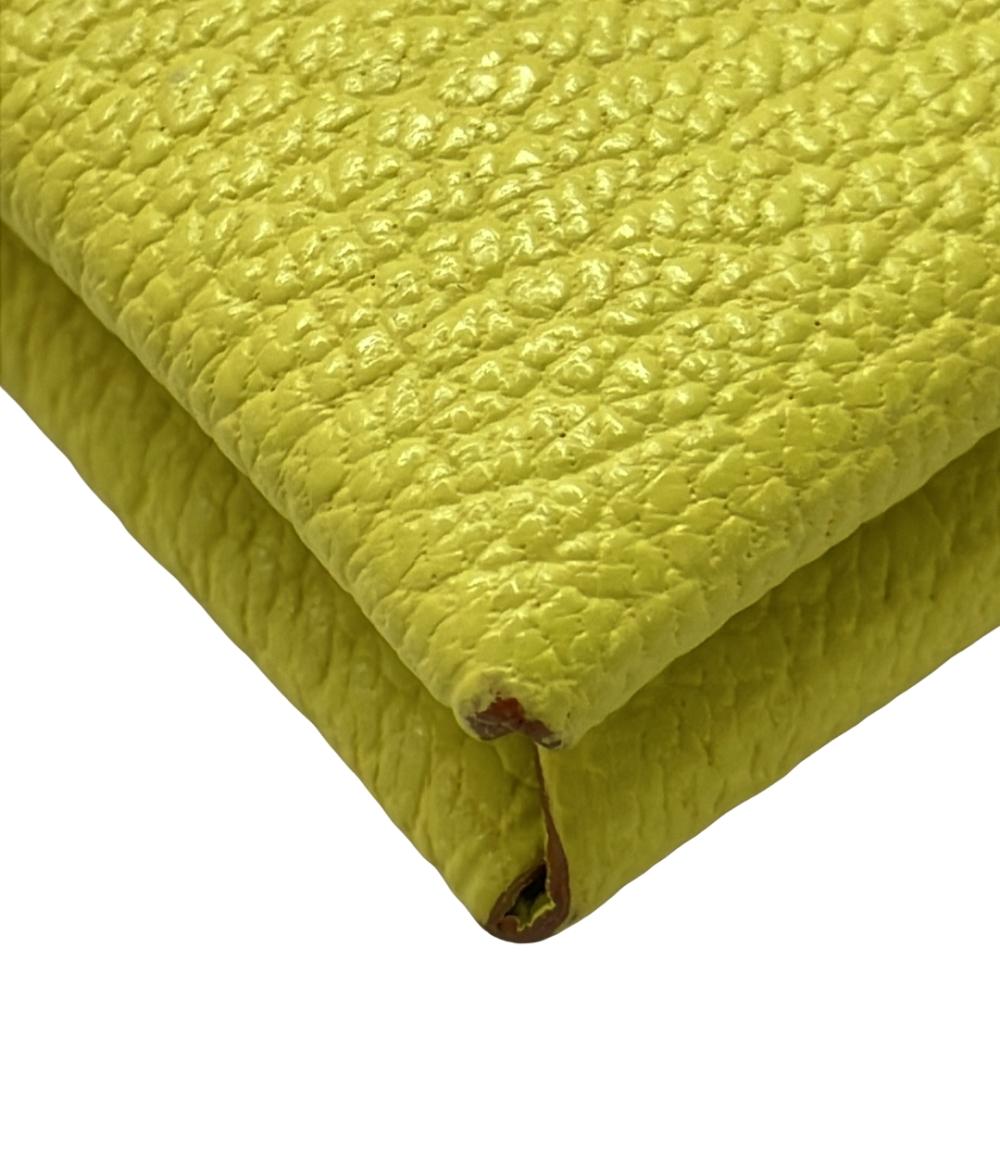 エルメス カードケース ◻︎O刻印 シルバー金具 ガルヴィ ユニセックス HERMES