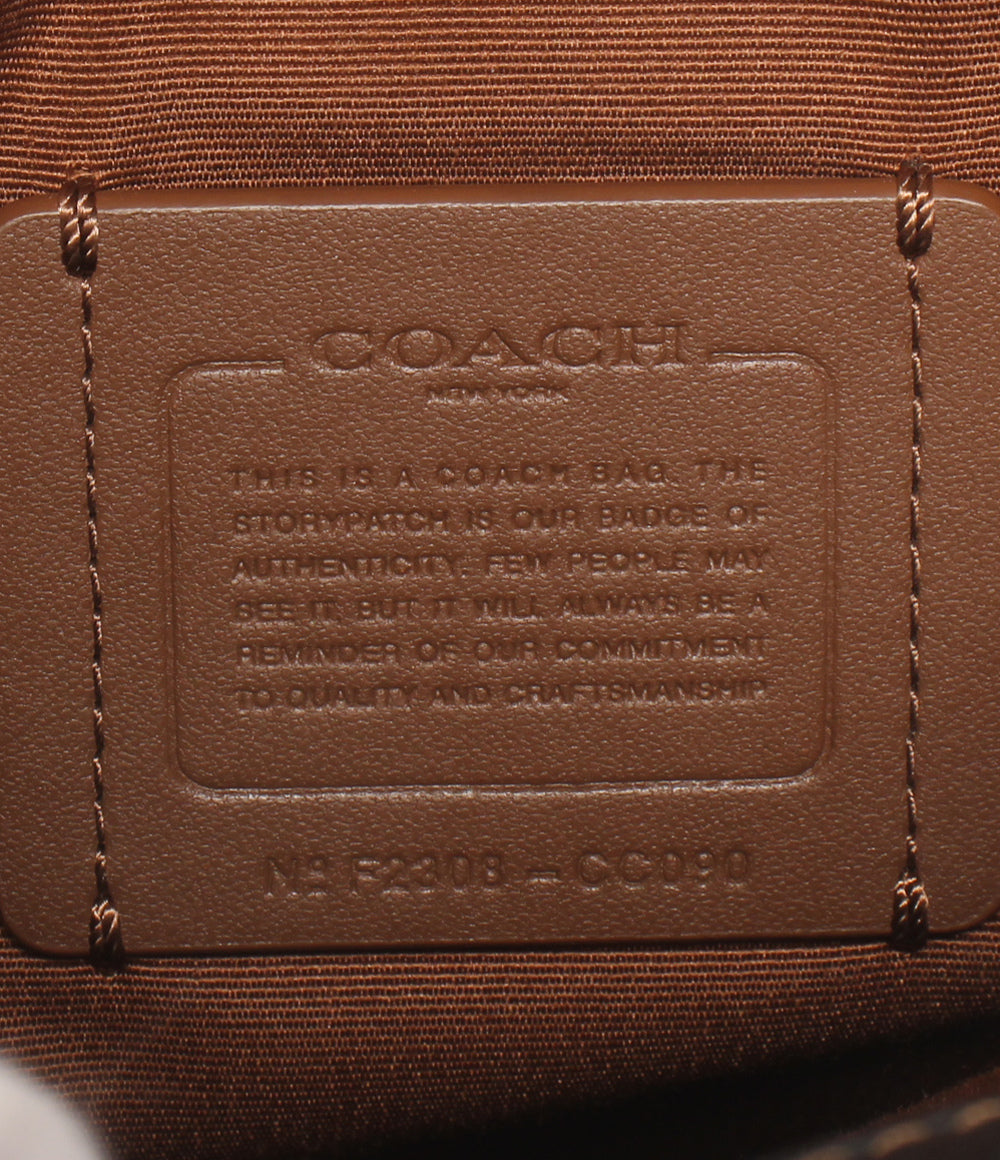 美品 COACH ショルダーバッグ 斜め掛け サリバン シグネチャー CC090 メンズ コーチ