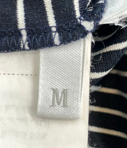 美品 Miu Miu 半袖 ボーダー柄 Tシャツ MJN013 レディース SIZE M ミュウ ミュウ