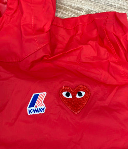 PLAY COMME des GARCONS パーカー ナイロンジャケット ×K-WAY ジップアップ PLAY K-WAY Full Zip KIDS キッズ SIZE 8 (128) プレイコムデギャルソン