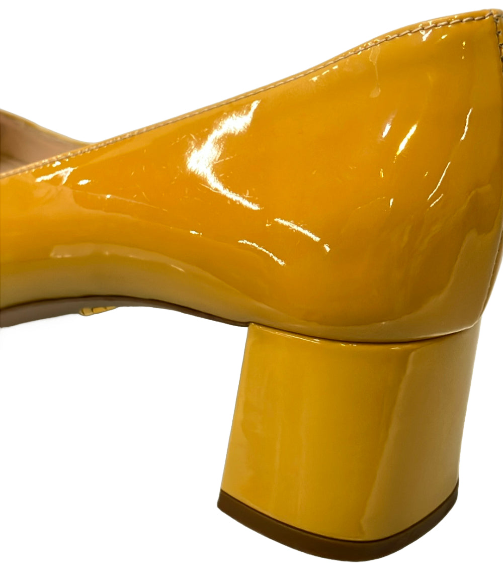 PRADA スクウェアトゥエナメルパンプス レディース SIZE 37 (23.5cm) プラダ