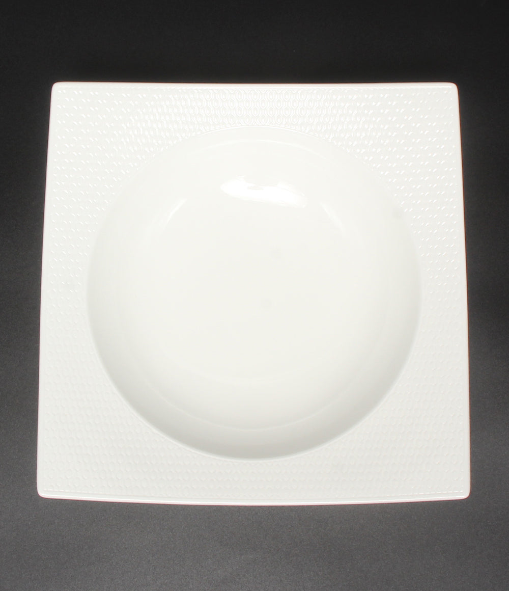 美品 WEDGWOOD ユニークボウル スクエア 皿 24cm ジオ GIO ウエッジウッド