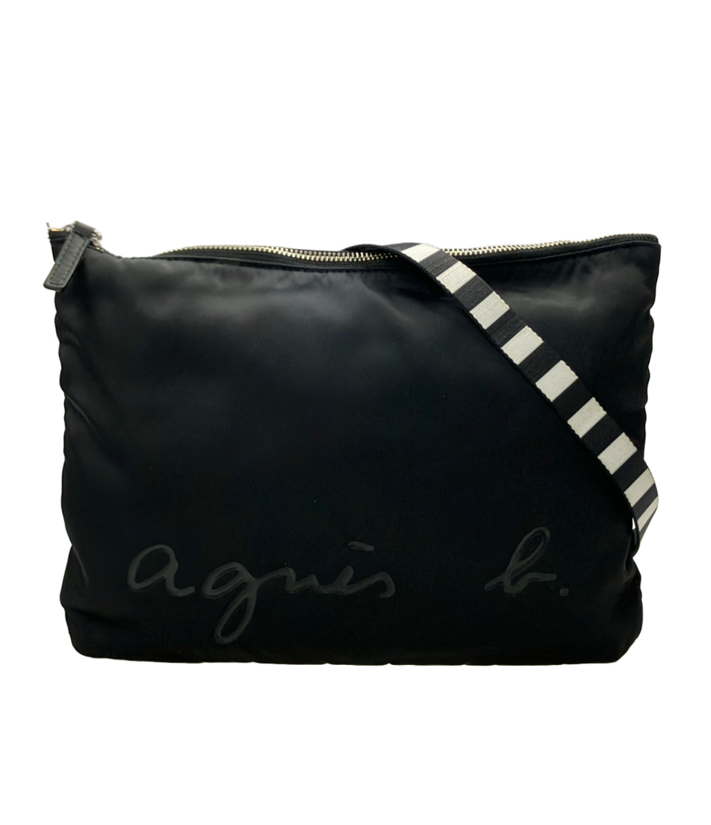Agnes b. VOYAGE ショルダーバッグ 斜め掛け ロゴ レディース アニエスベーボヤージュ
