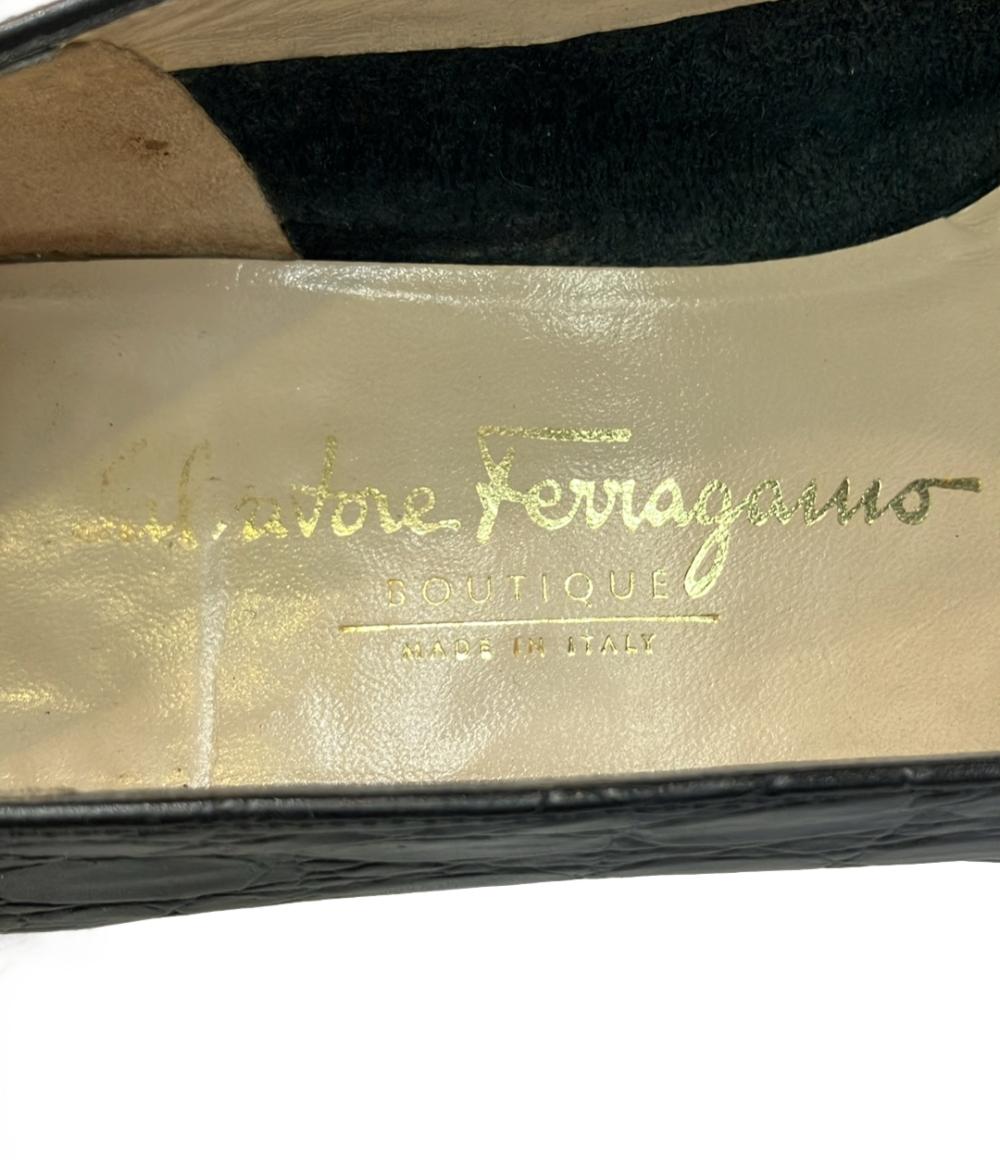 Salvatore Ferragamo ヴァラリボンパンプス DR 32901 338 レディース