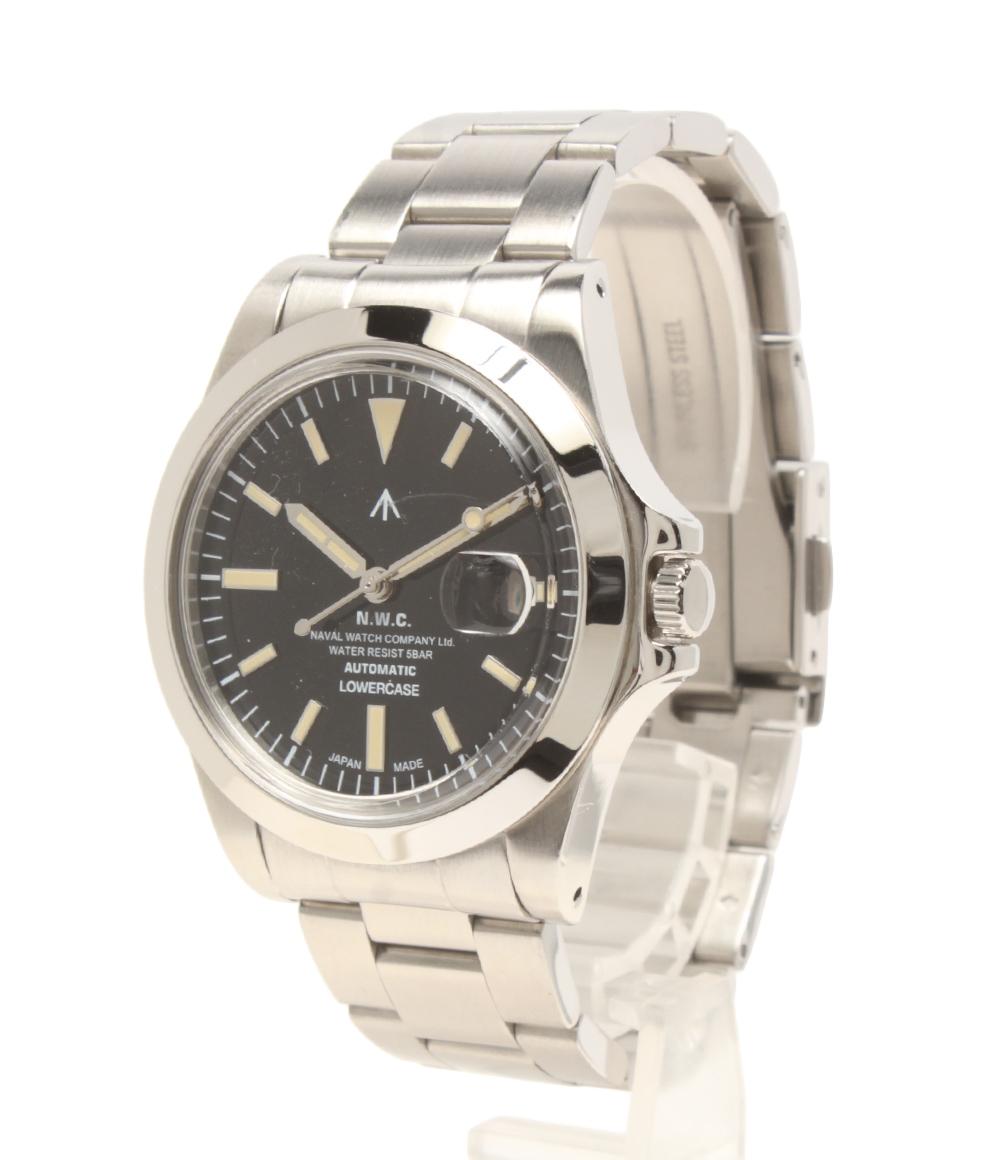 NAVAL WATCH 自動巻き腕時計 ブラック NAVAL WATCH COMPANY 腕時計 自動巻き ブラック NH35-V0B0 メンズ