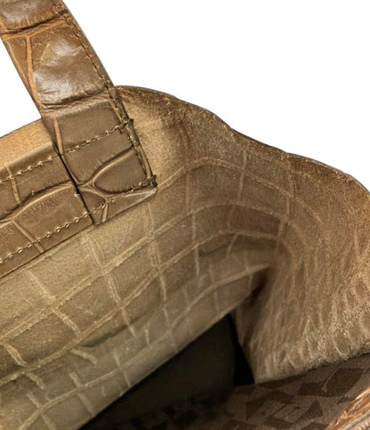 フルラ ハンドバッグ レザー クロコ型押し レディース Furla