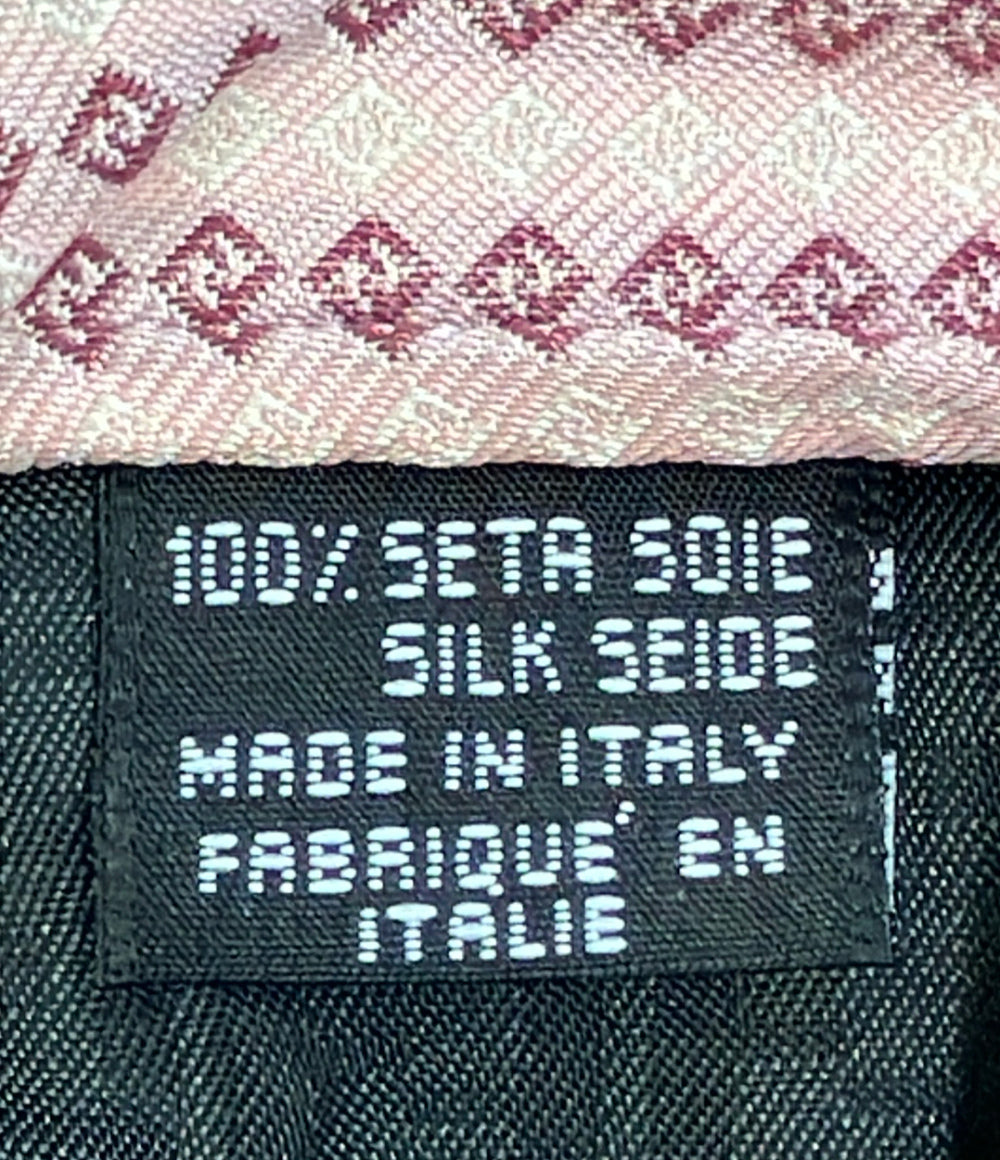 FENDI ネクタイ シルク100% 総柄 メンズ フェンディ