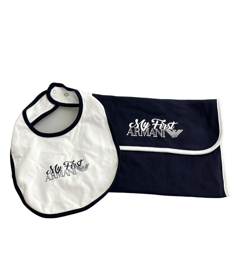 美品 アルマーニジュニア よだれかけ ベビー ARMANI Jr