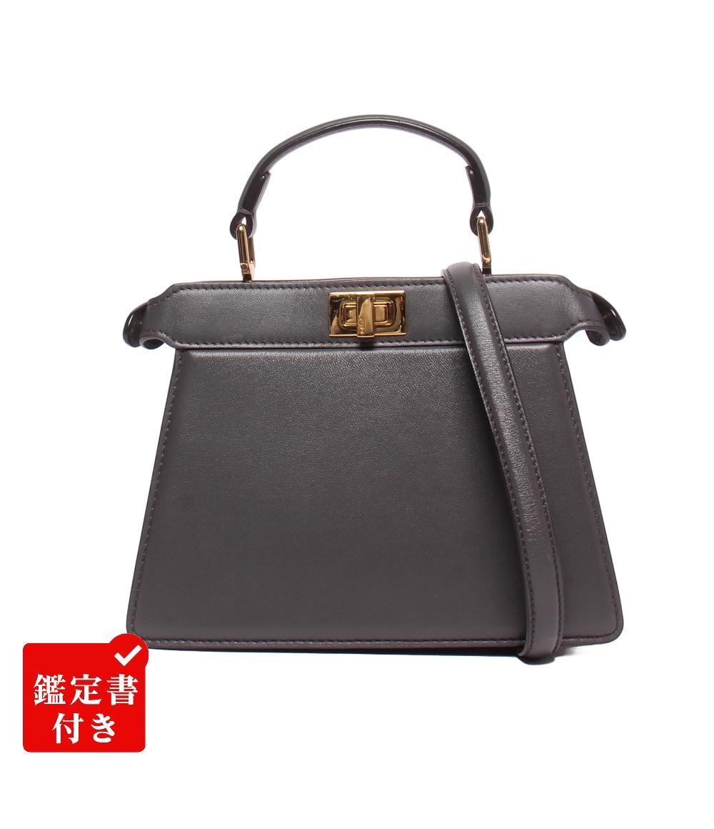 美品 FENDI 2wayハンドバッグ ショルダーバッグ 斜め掛け アイシーユー プチ レディース フェンディ