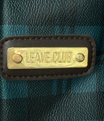 リーブクラブ ボストンバッグ チェック メンズ LEAVE CLUB
