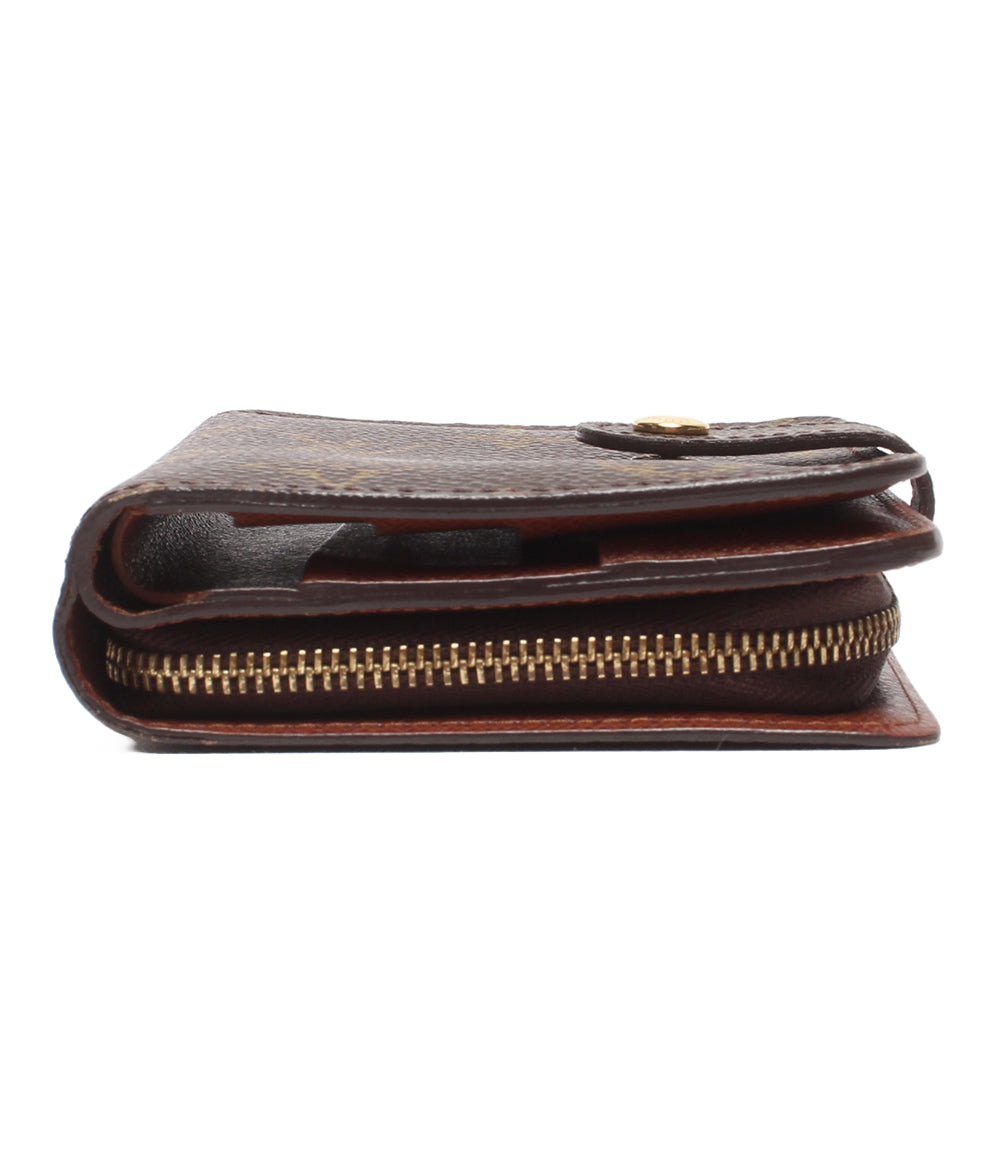LOUIS VUITTON 二つ折り財布 コンパクトジップ モノグラム M61667 レディース メンズ ルイ・ヴィトン