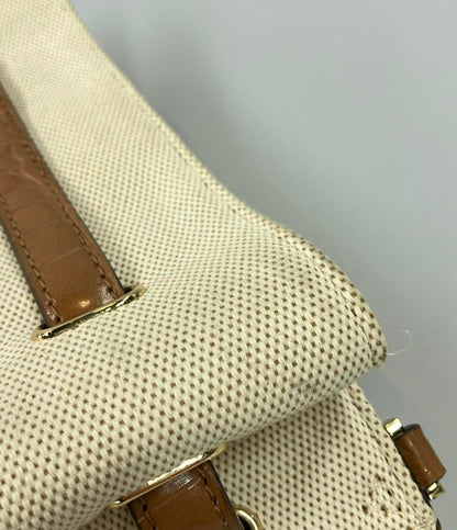 マイケルコース クロコ型押しレザーキャンバスミニショルダーバッグ 斜め掛け レディース MICHAEL KORS